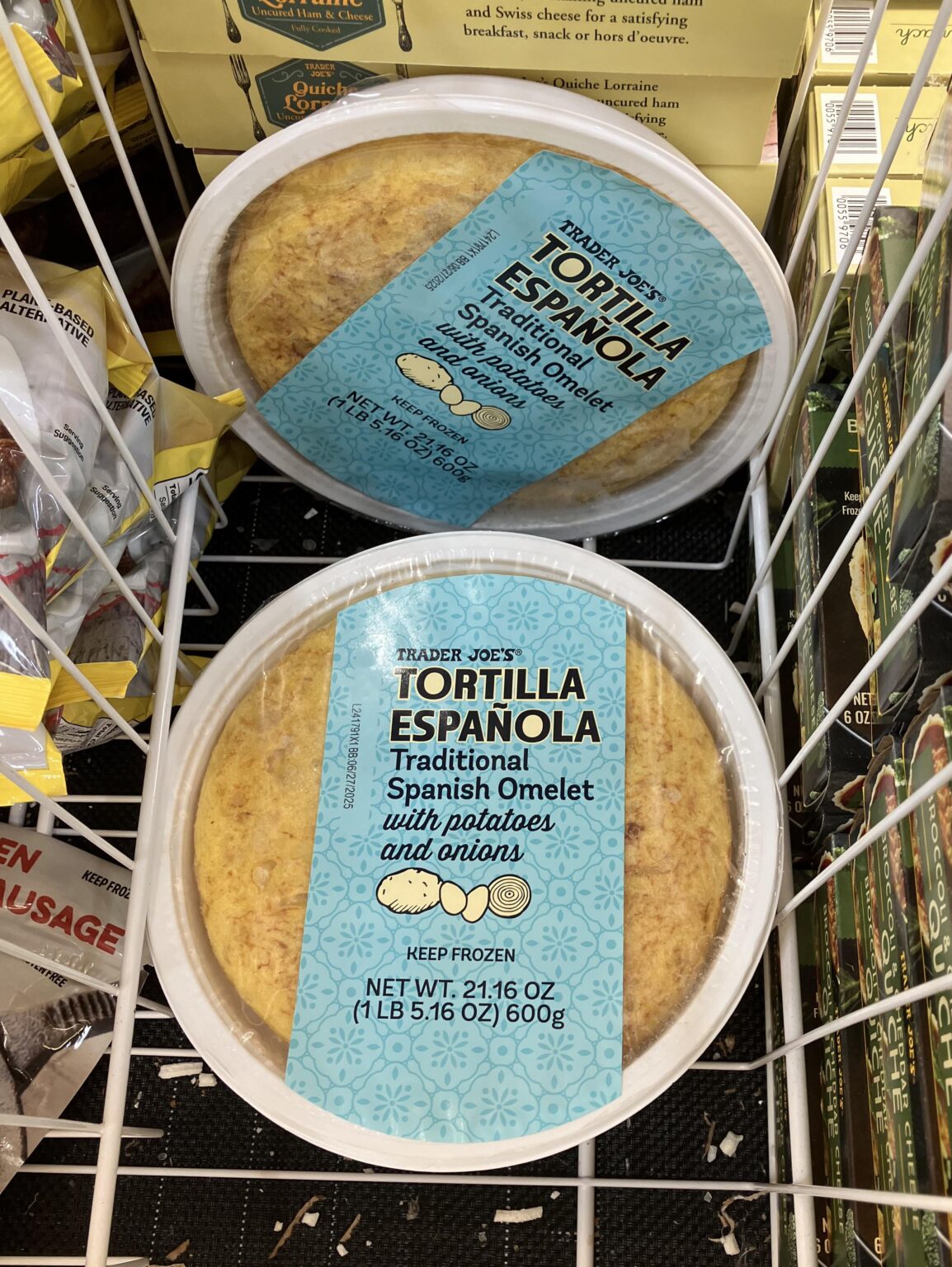 Und jetzt bei Trader Joe's in den USA. Natürlich mit Zwiebeln