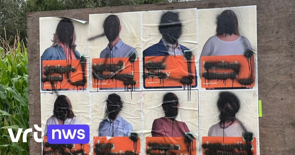 Alle Wahlplakate auf der Straße in Sint-Katelijne-Waver unkenntlich gemacht: CD&V und N-VA reichen Beschwerde ein
