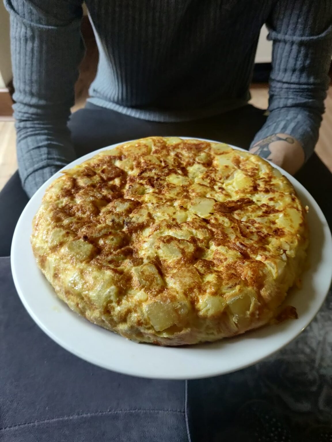 Meine Freundin vermisst Spanien. Hier ist ein Guiri-Versuch und eine Tortilla de Patatas