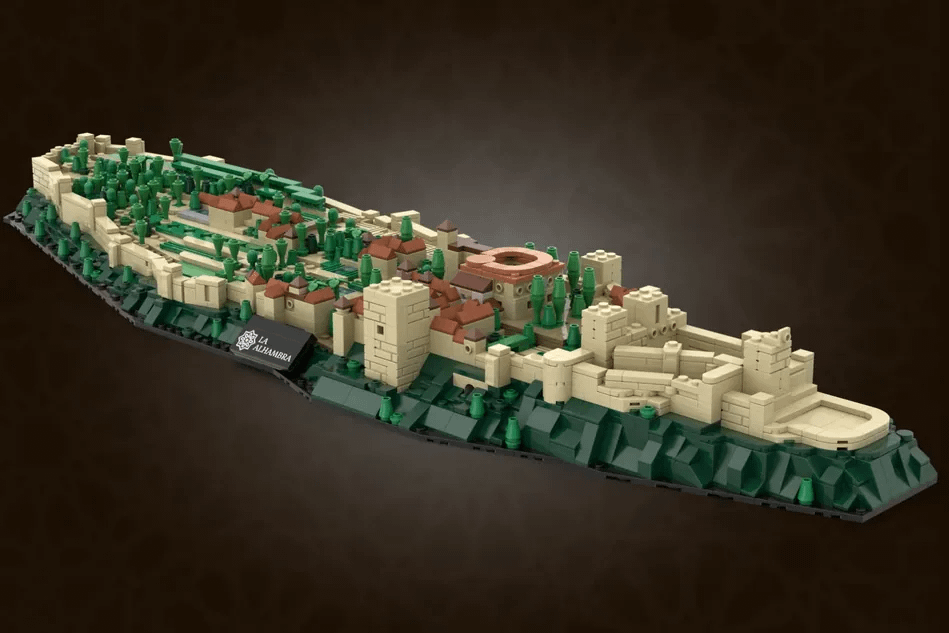 Dieses LEGO IDEAS-Modell mit dem Namen „LA ALHAMBRA – GRANADA, SPANIEN“ von User GatoBearVinci hat bereits 1.135 Unterstützer gewonnen – aber erst durch das Erreichen von 10.000 Stimmen erhält das Modell die Chance, ein echtes LEGO-Set zu werden.