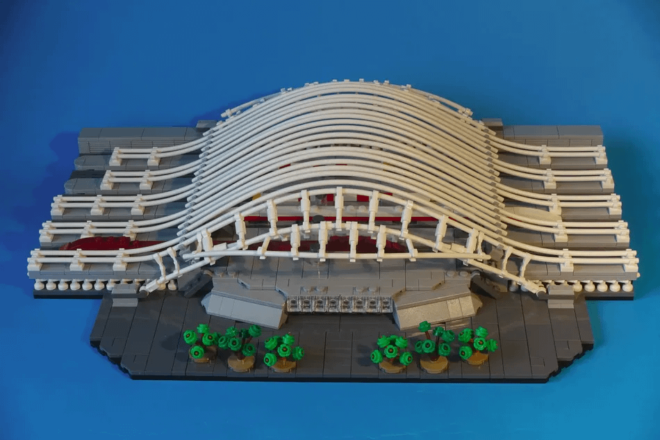 Dieses LEGO IDEAS-Modell namens „LIÈGE-GUILLEMINS RAILWAY STATION“ vom Benutzer Bricks_in_Space benötigt 10.000 Stimmen, um die Chance zu haben, ein echtes LEGO-Set zu gewinnen.