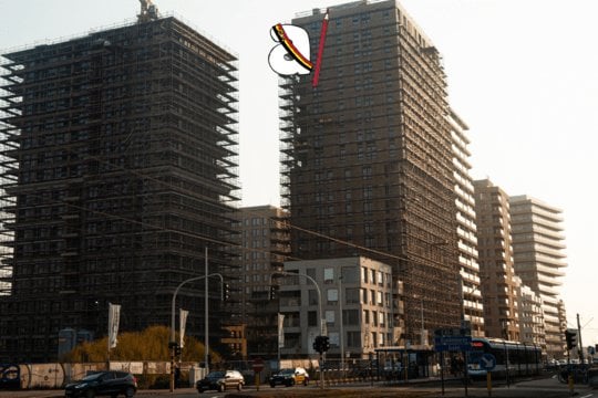 Hochhäuser über Ostende