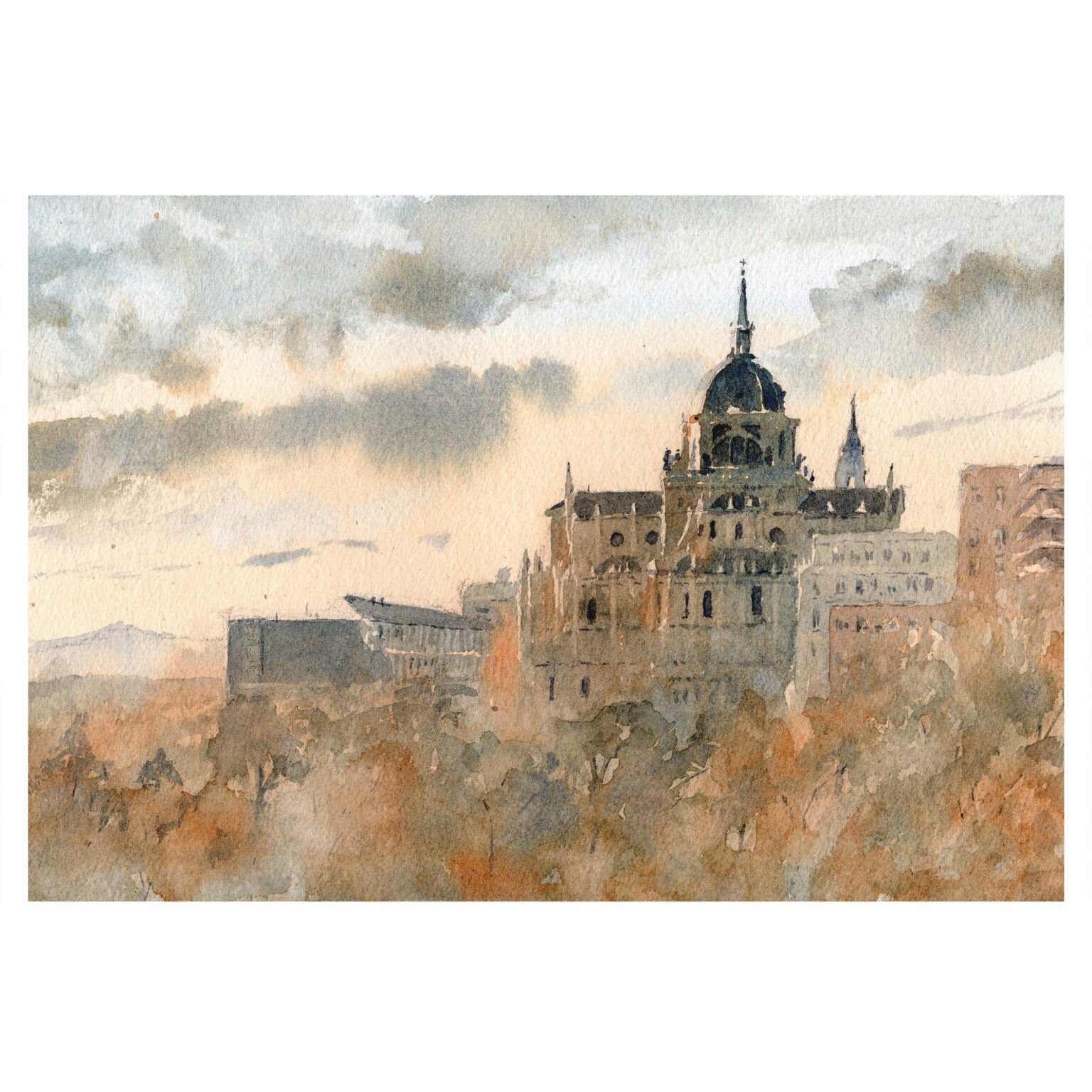 Die Vistillas von Madrid