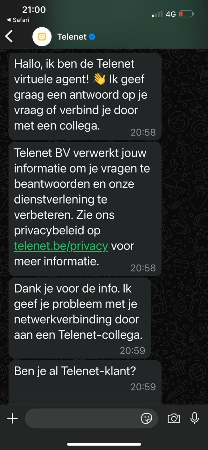 Sind Sie bereits Telenet-Kunde?