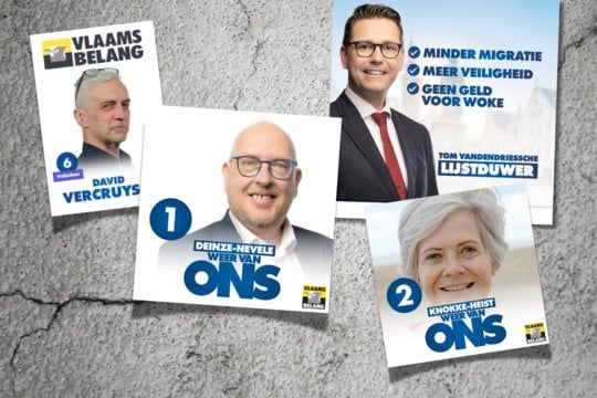 Lokale Vlaams Belang-Listen werden schwarz
