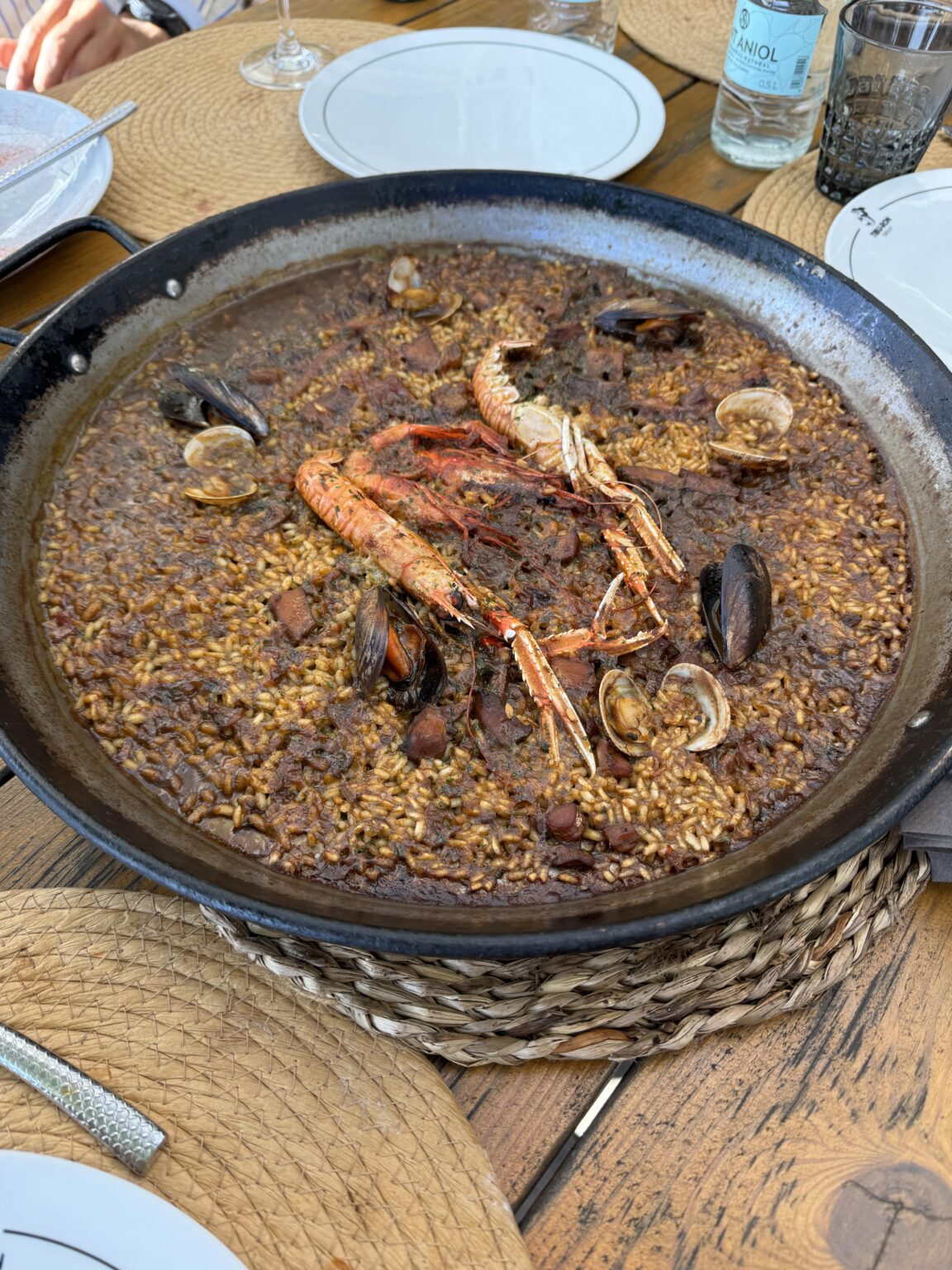 Castelldefels, Hai-Restaurant. Sehr schnell sehr reich, trotz der Leute dort