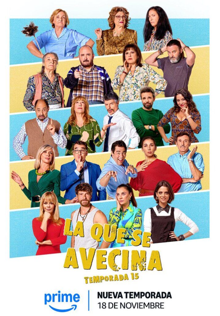Für Fans spanischer Comedyserien startet heute die 15. Staffel von „La que se cerca“ auf Prime Video.