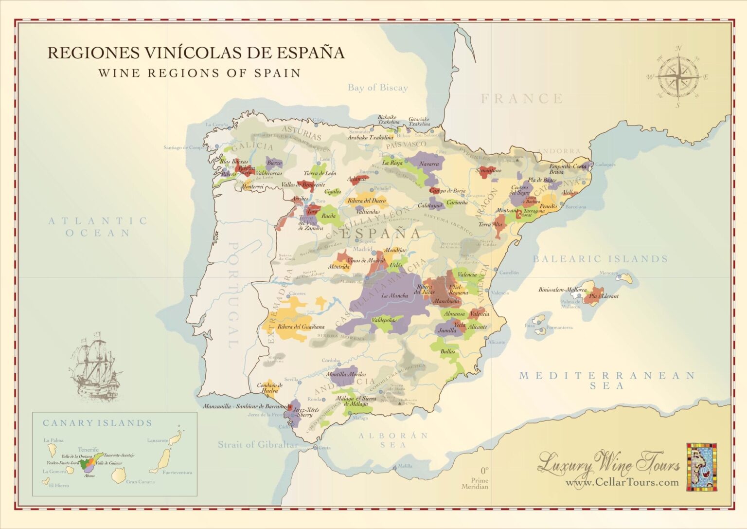 Weinregionen Spaniens (2024)