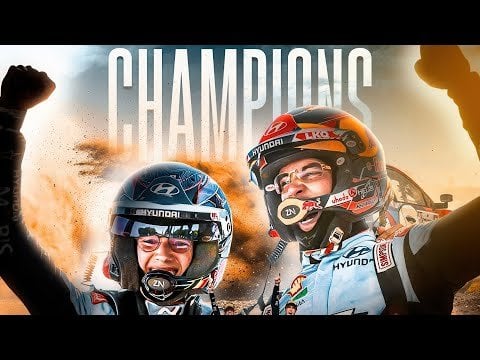Thierry Neuville singt We Are The Champions