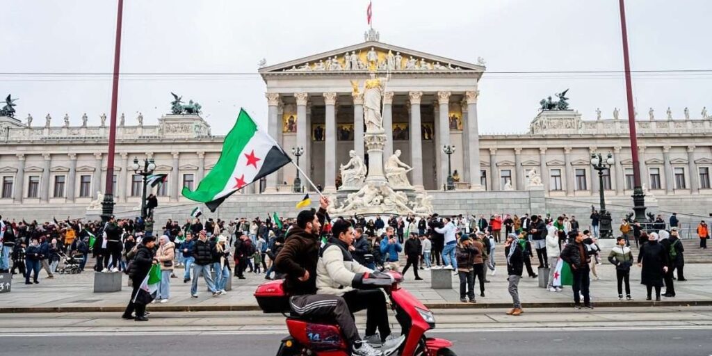 Zehntausende Syrer in Wien feierten Sturz des Assad-Regimes