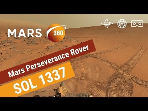 Mars 360: Mars Perseverance Rover der NASA – Sol 1337 (360-Video 8K)