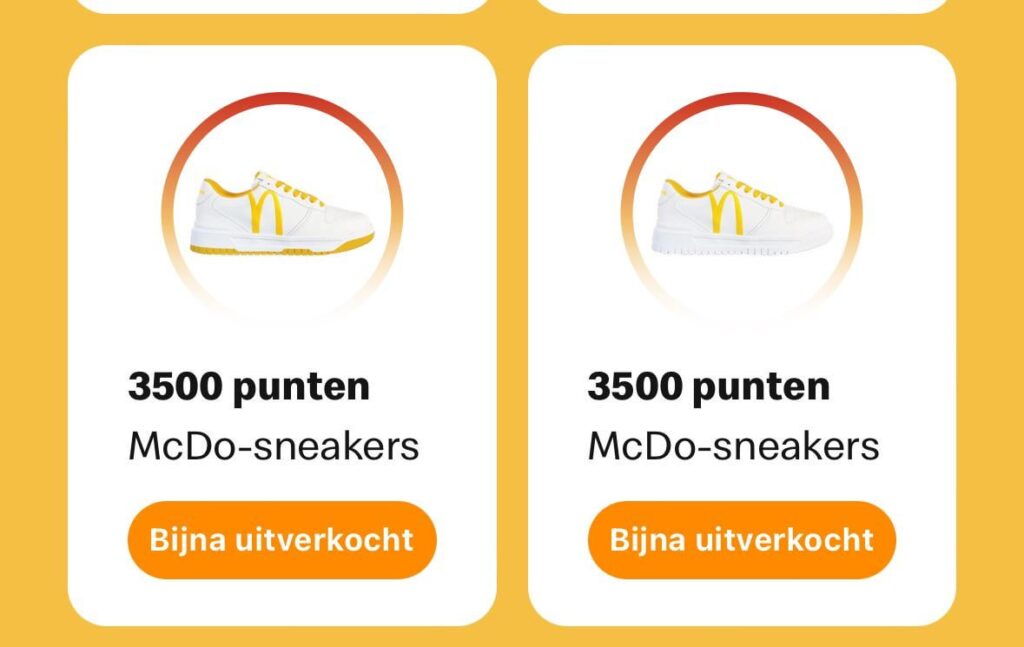 Jemand, der die 700-Euro-Sneaker von McDonald's sponsert? 😂