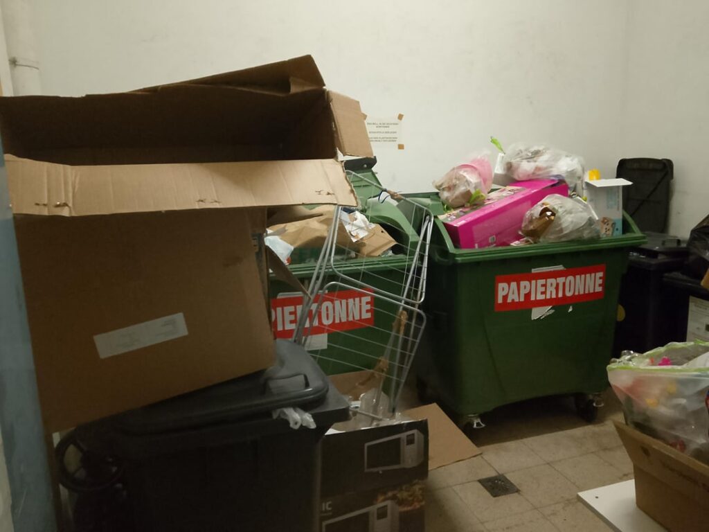 Gelbe Tonne klappt ja schon mal
