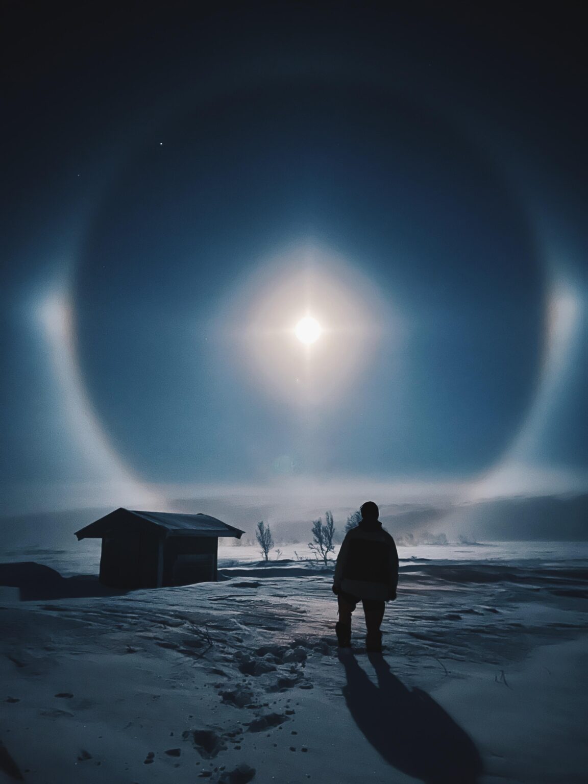 Halo um den Mond?