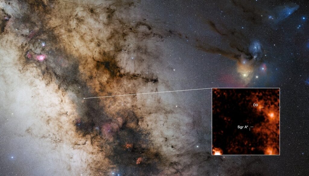 Erster Doppelstern, der in der Nähe des supermassereichen Schwarzen Lochs unserer Galaxie gefunden wurde