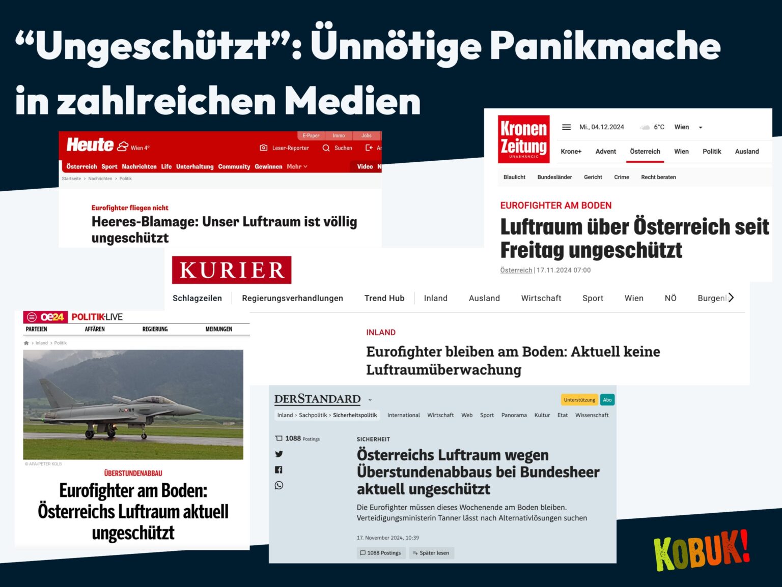 "Luftraum ungeschützt": Verbreiteten Medien Spin des Verteidigungsministeriums?