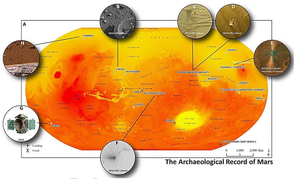 Anthropologen fordern die Verfolgung und Erhaltung menschlicher Artefakte auf dem Mars
