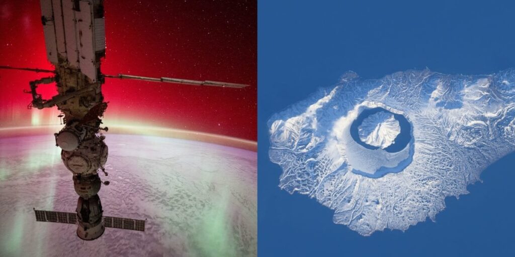 Die atemberaubendsten Fotos der Astronauten von der Internationalen Raumstation zeigen, wie das Jahr 2024 250 Meilen über der Erde aussah