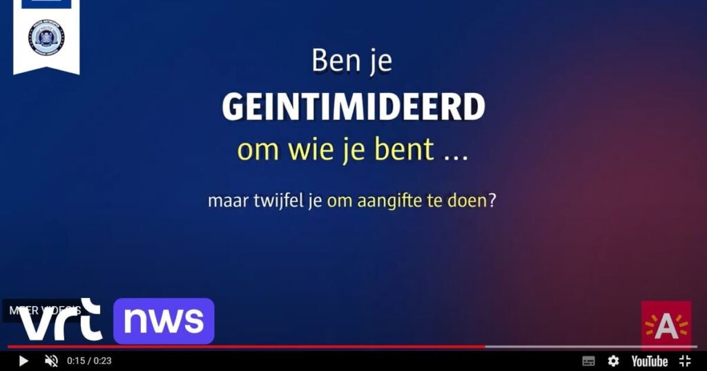 Die Polizei von Antwerpen ruft dazu auf, Hassverbrechen stets zu melden