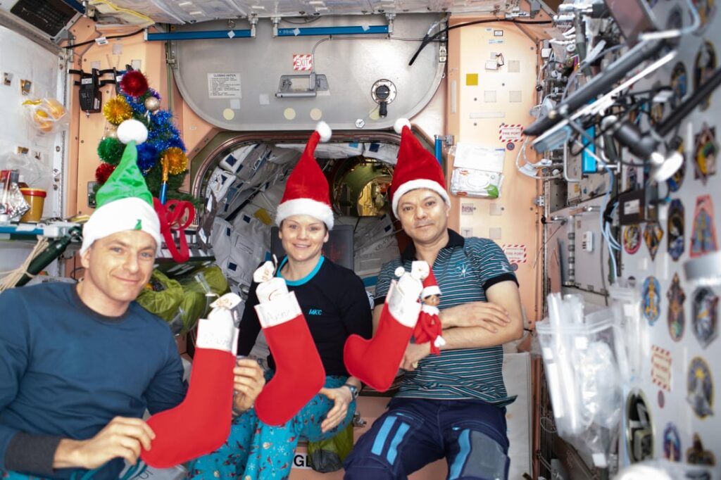 Weihnachten in der Internationalen Raumstation