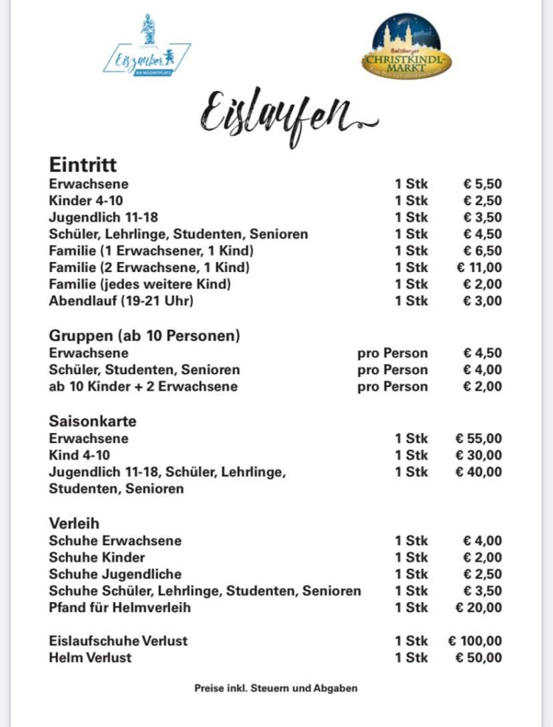 Empfehlungen für Eislaufplätze Empfehlungen für Eislaufplätze