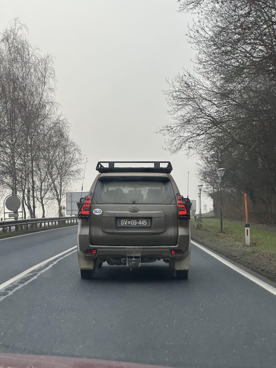 Slowenisches Militär in der Nähe von Tulln