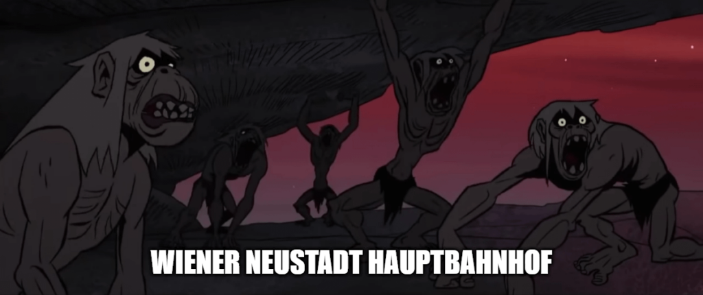 Bist deppert, da laufen hinnige Gstalten umanand.