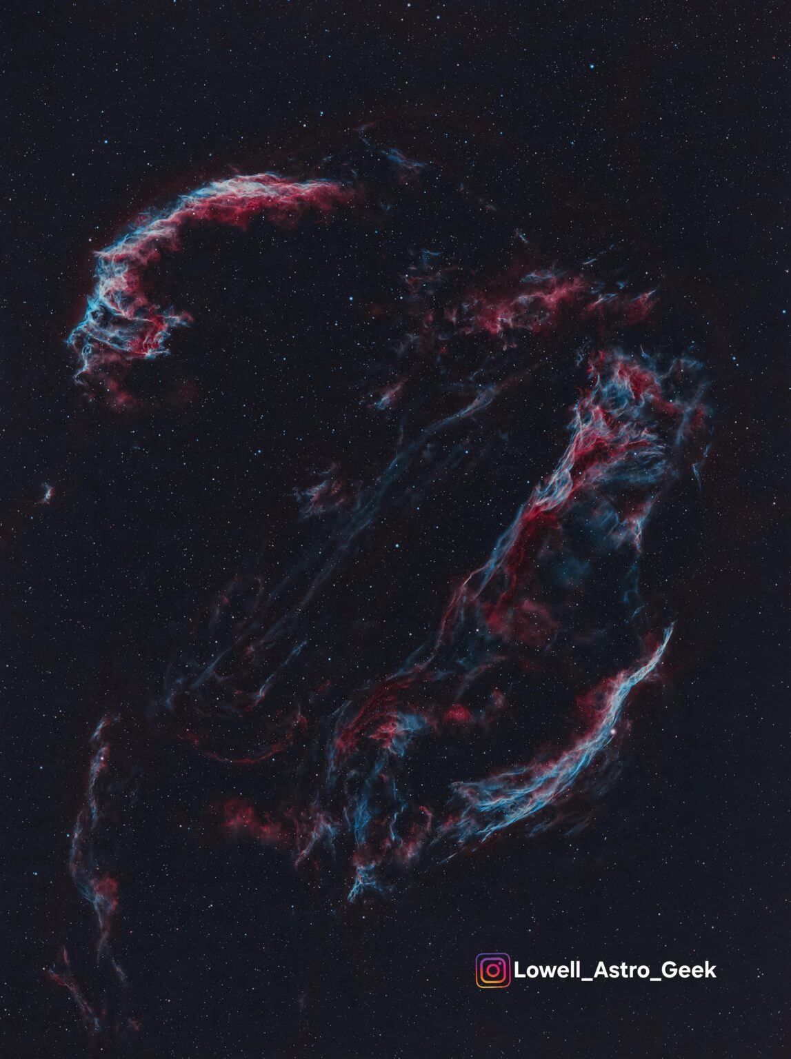 Schleiernebel, ein Supernova-Überrest