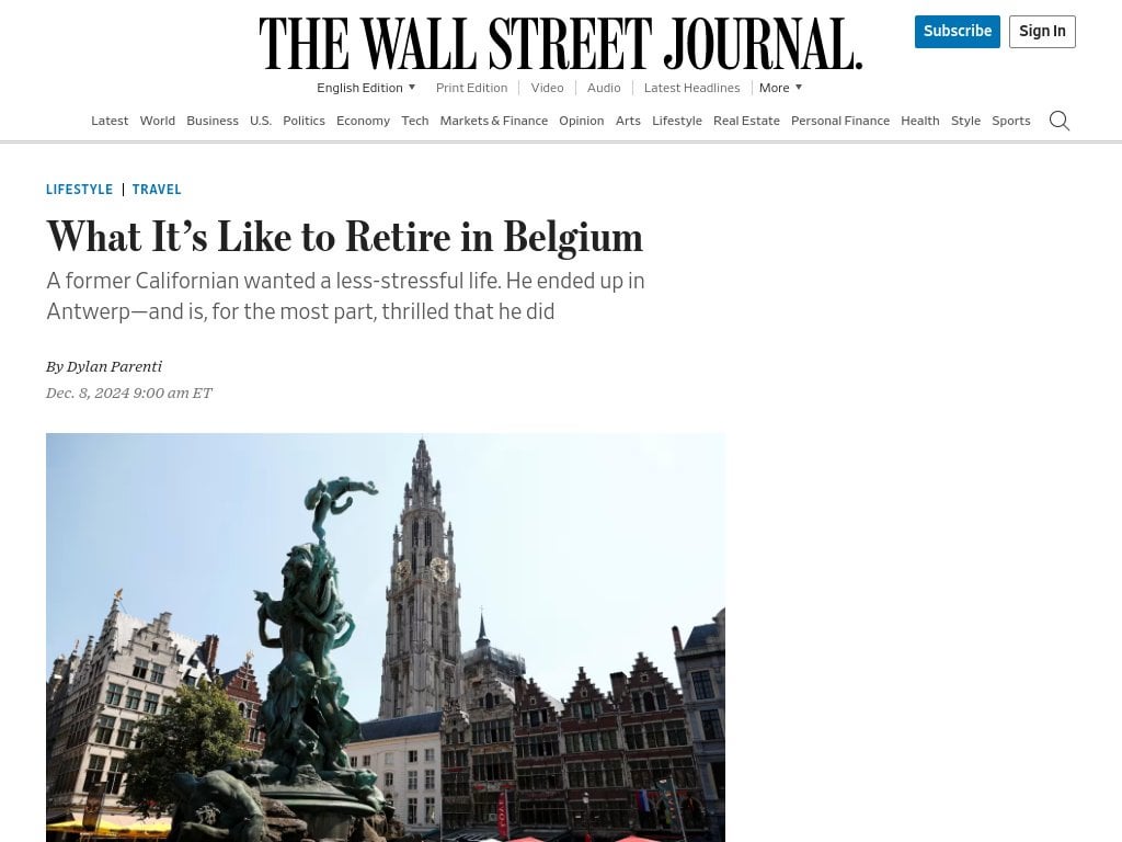Wie es ist, in Belgien in den Ruhestand zu gehen – WSJ