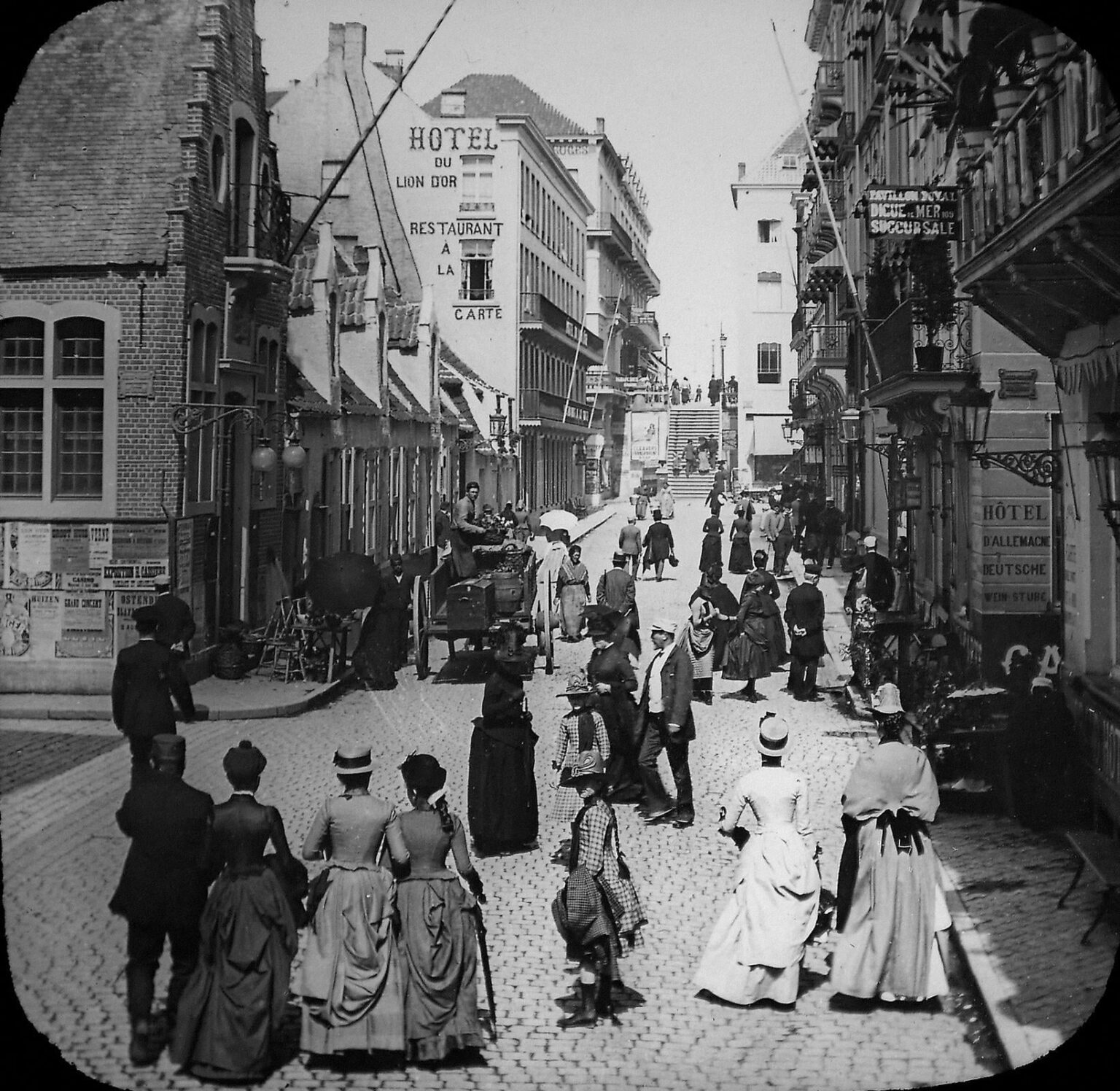 Weiß jemand, wo in Belgien dieses Foto aus dem Jahr 1900 aufgenommen wurde?