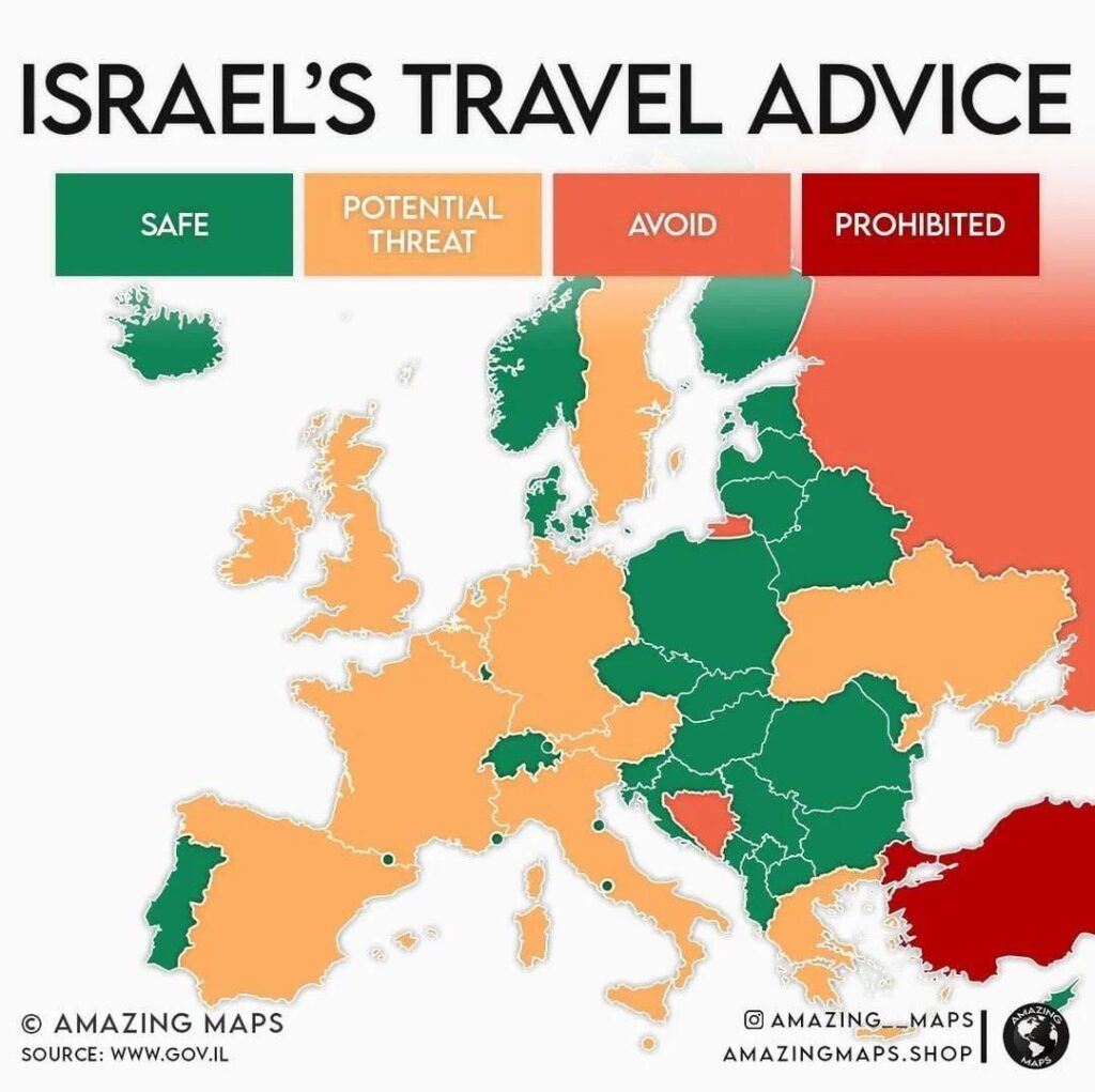 Warum ist Österreich gelb?
