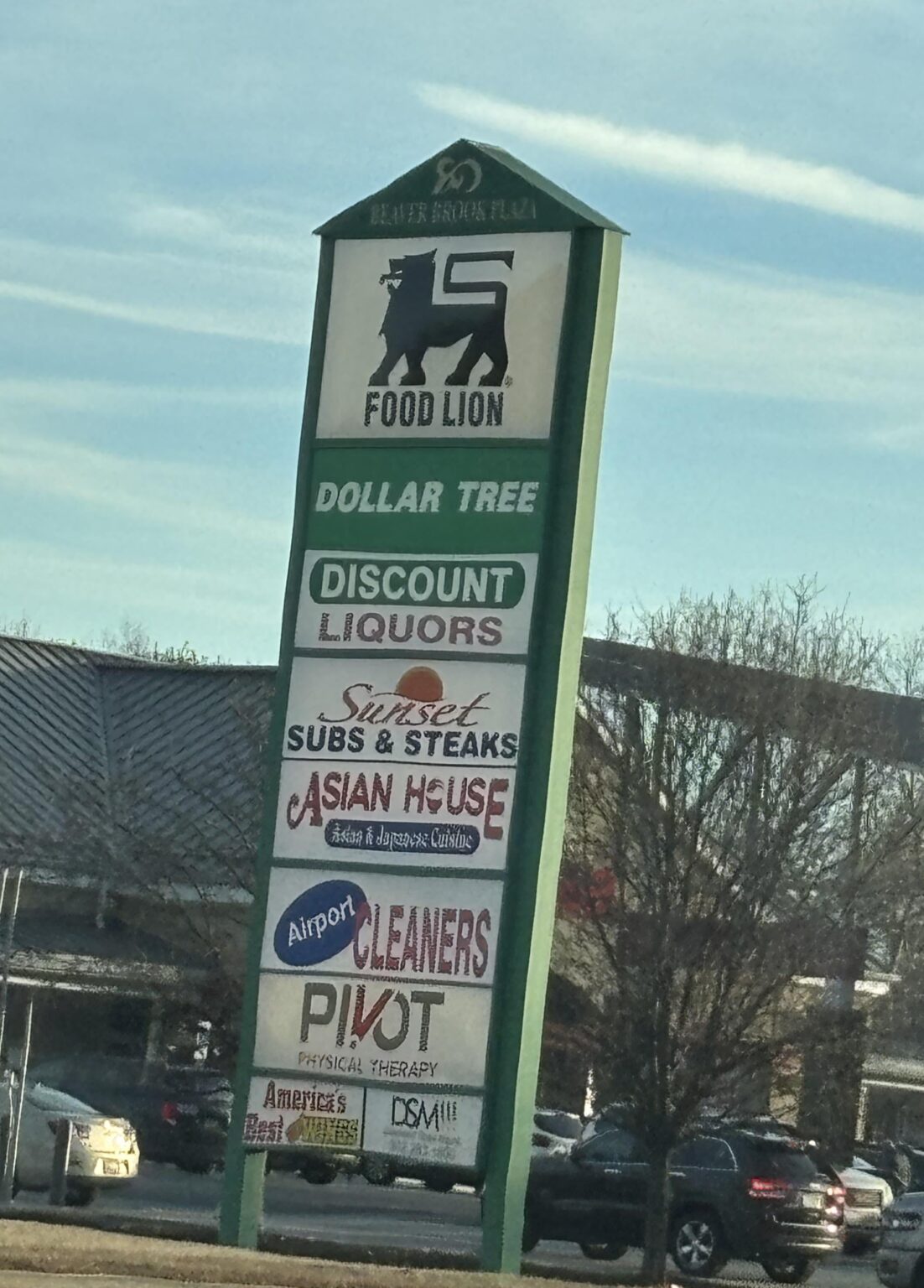 Habe das Delhaize-Logo in New Jersey gesehen