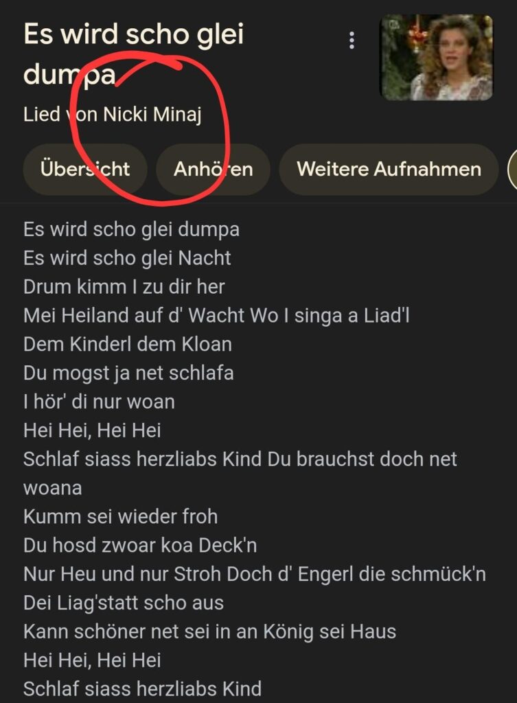 Öhhm, ich glaube nicht..