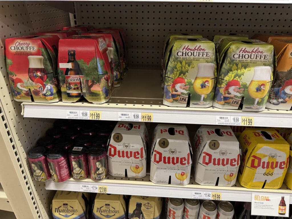 Habe diese wunderbaren belgischen Spezialitäten in einem amerikanischen Supermarkt gefunden