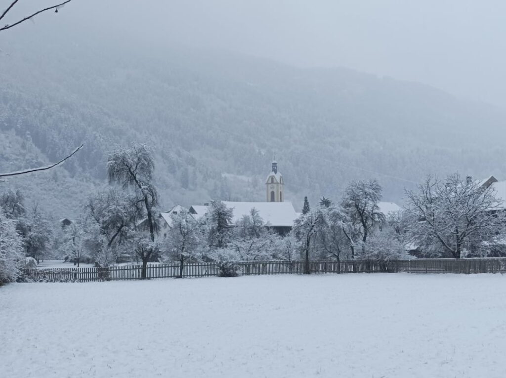 es schneit!