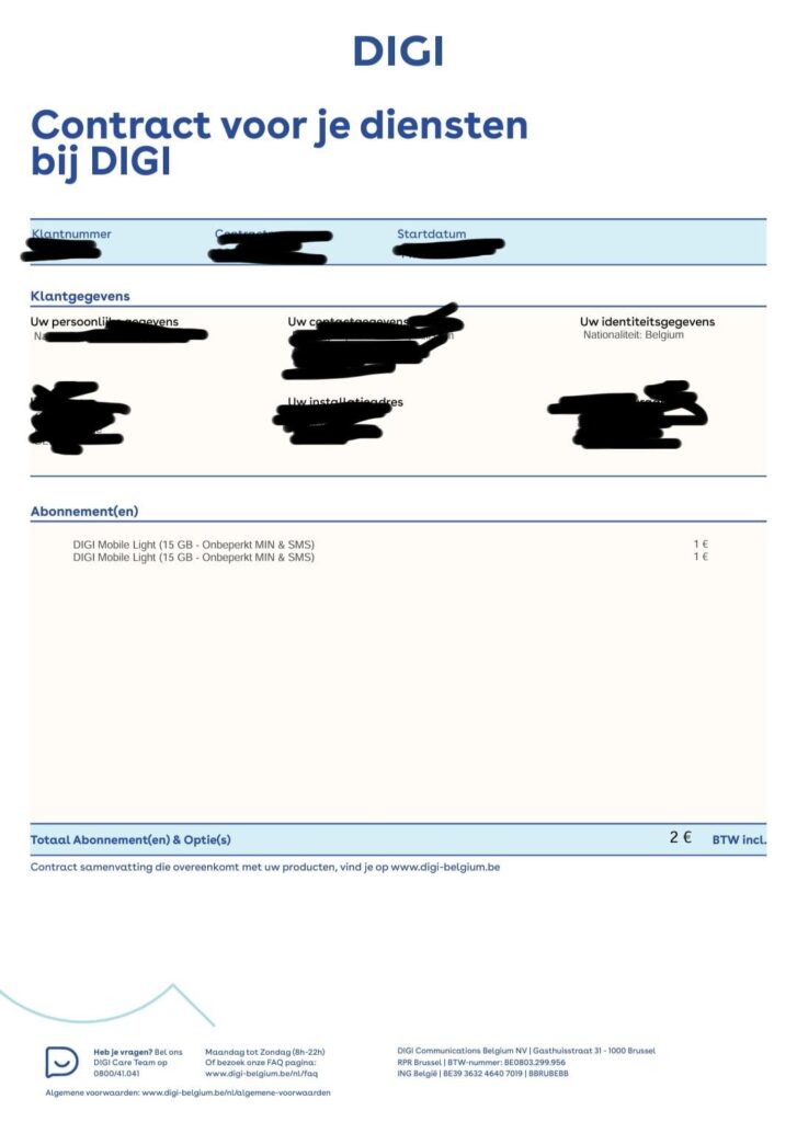 Beim Start hat DIGI einen Fehler gemacht und das günstigste Mobilfunkabonnement für 1 €/Monat beworben.