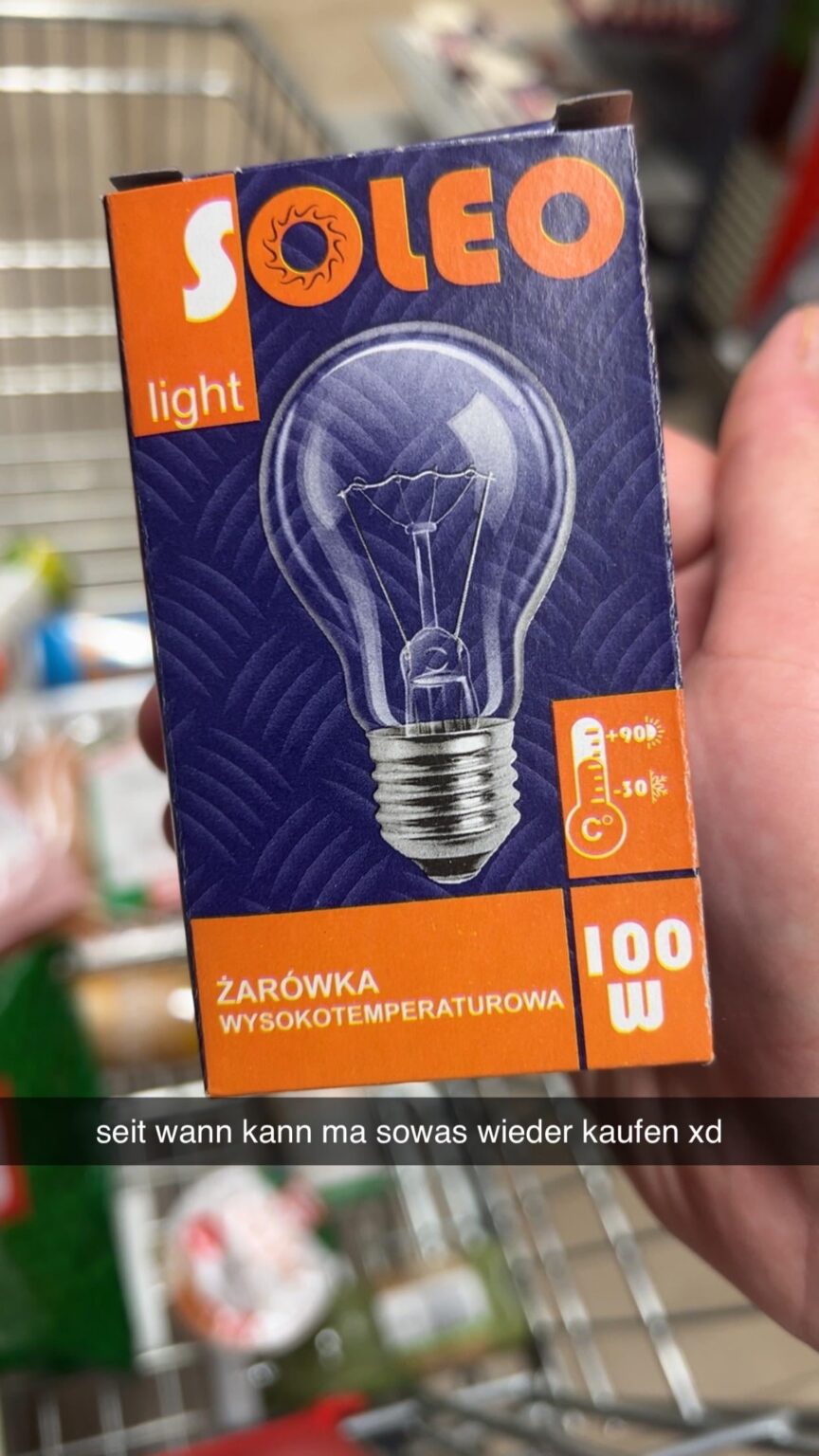 Gesehen bei Spar… Dachte die EU hat Glühbirnenverkauf verboten?