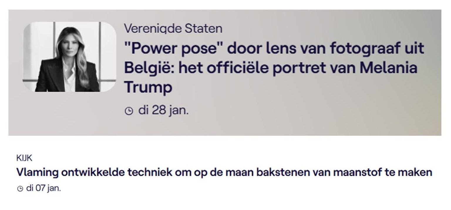 VRT -Berichterstattung: 'Vlaming' vs 'aus Belgien' '