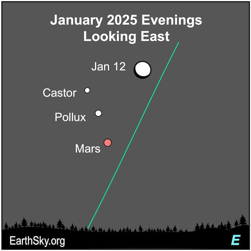 Der Mars ist heute Abend am größten und hellsten!