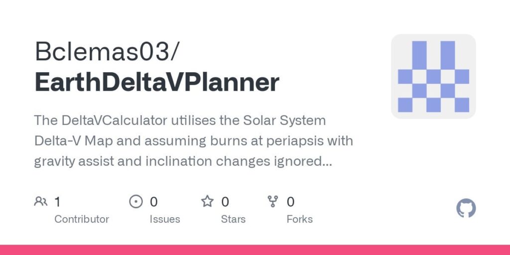 Ich habe einen DeltaV-Planer für das Sonnensystem erstellt