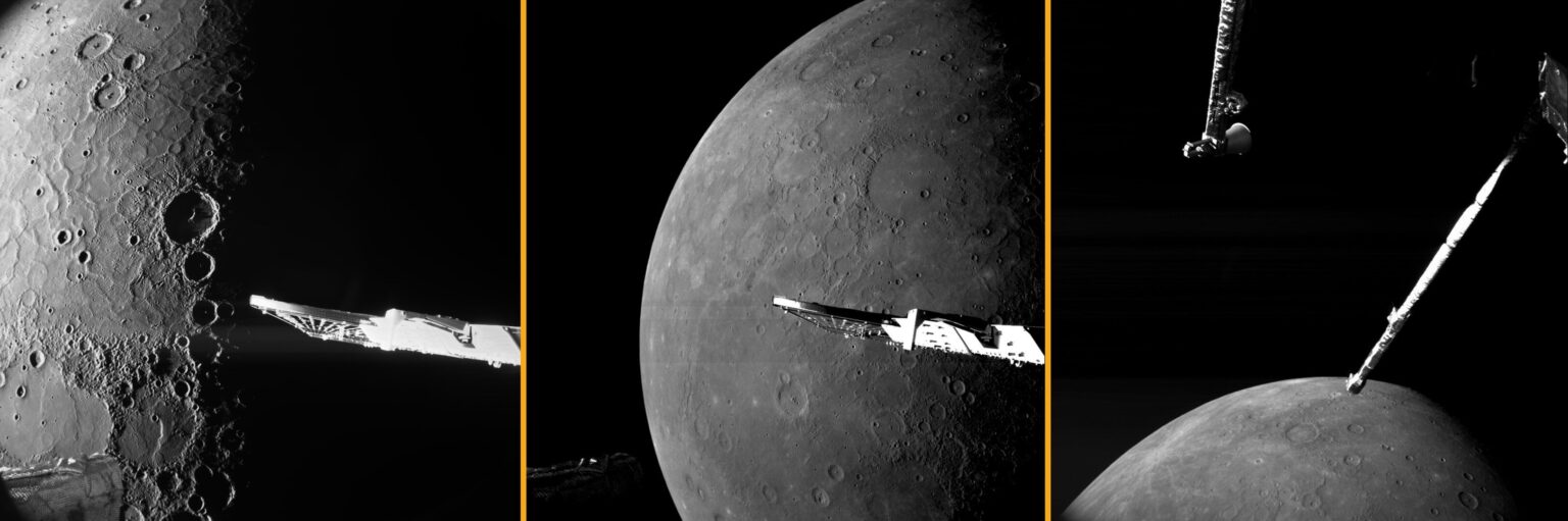 Die drei besten Bilder von BepiColombos sechstem Merkur-Vorbeiflug