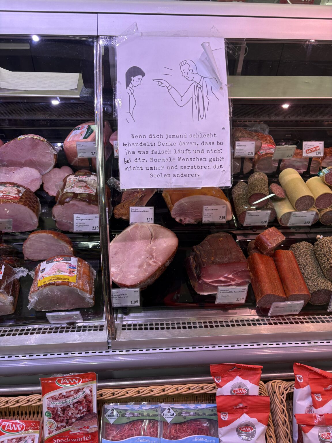 Fund beim Spar in Wös!