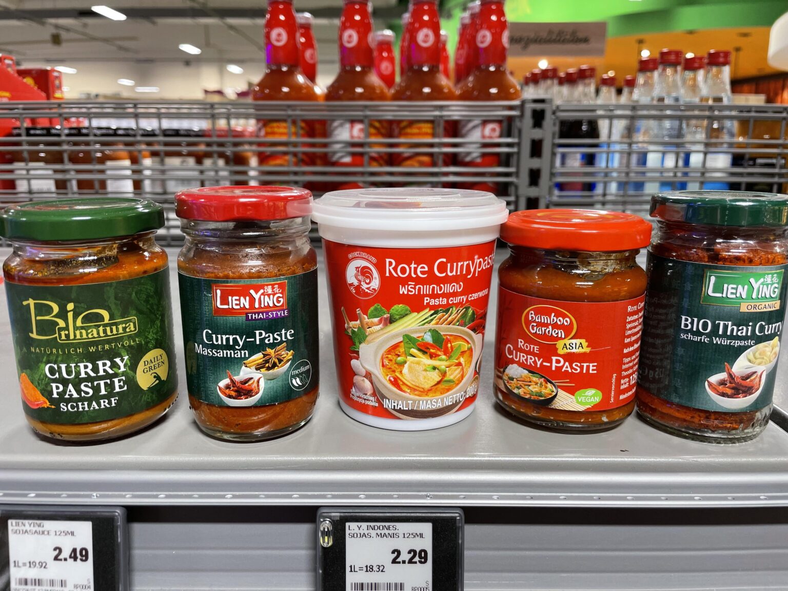Welche Currypaste?