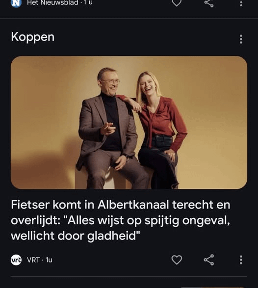 Ist der VRT-Typ noch im Urlaub?