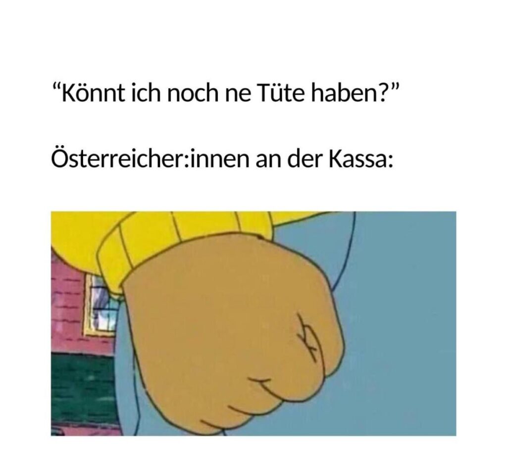 Des ist ein Sackerl!