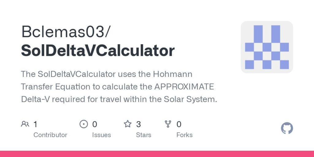 Jemand wies darauf hin, dass mein DeltavPlanner nur ein Tisch war, also habe ich nachgedacht und einen Soldavcalcalculator gemacht!