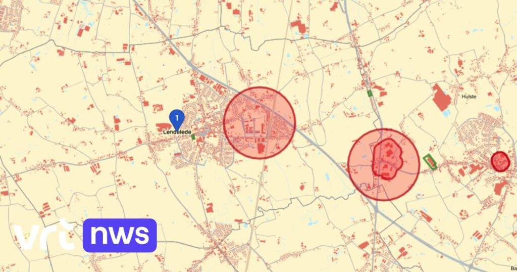 Das Grundwasser rund um die ehemalige Nelca-Textilfabrik in Lendelede ist stark mit PFAS belastet