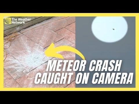 Erster Meteoritenabsturz in Kanada mit Kamera und Ton festgehalten