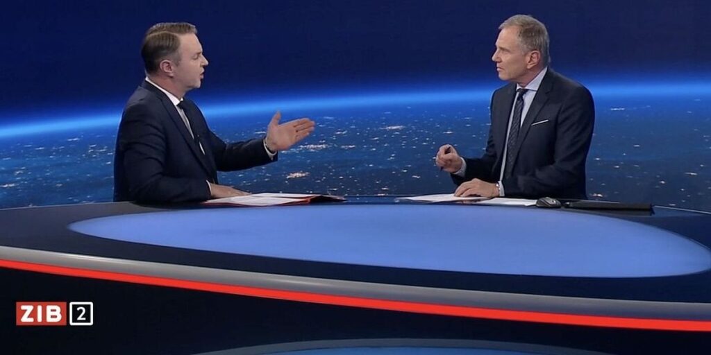 Hat Nehammer gelogen?, fragt Wolf, und Babler antwortet: "Ganz genau"