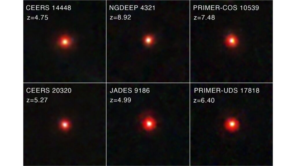 Neu entdeckte Galaxienklasse könnte auf frühes Wachstum von Schwarzen Löchern hinweisen